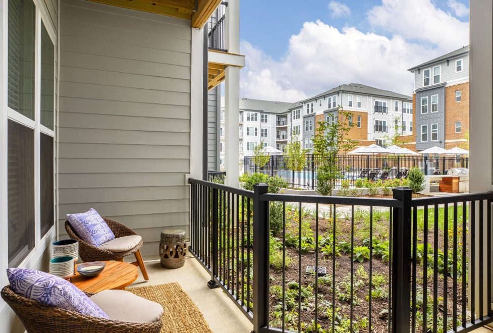 Aluminum Balcony Railing at Monarch at Waugh Chapel