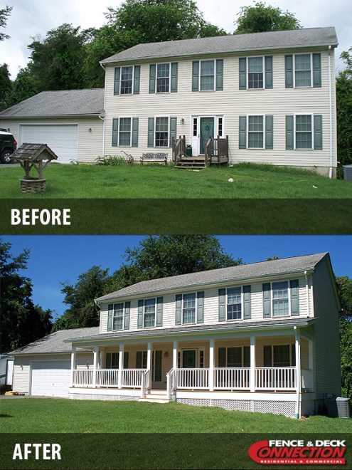 Before and After_front porch