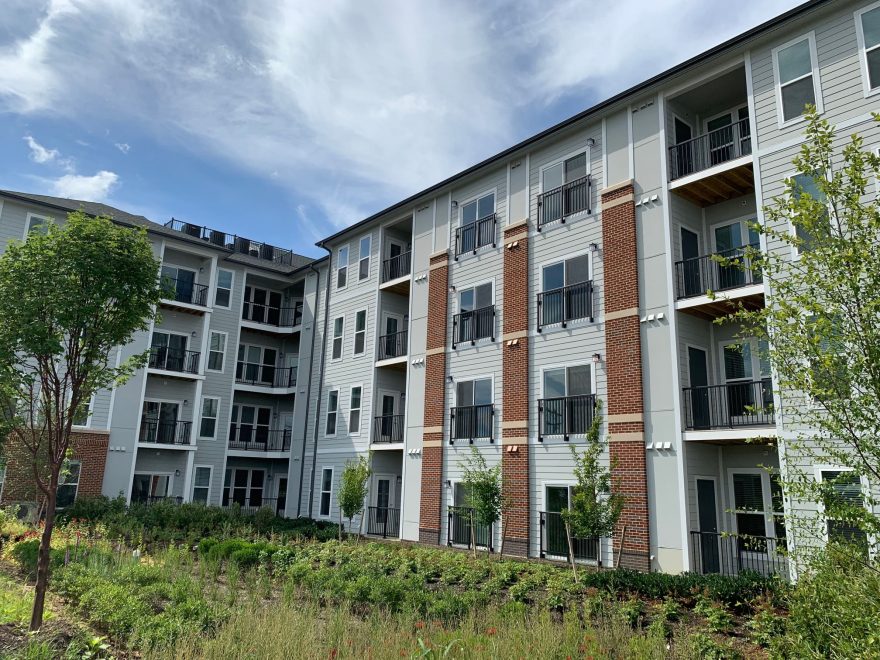 Black Aluminum Balcony Railing and Julliette Railing at Monarch at Waugh Chapel in MD