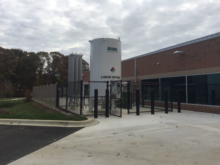 Utility Enclosure at Bestgate Animal Hospital